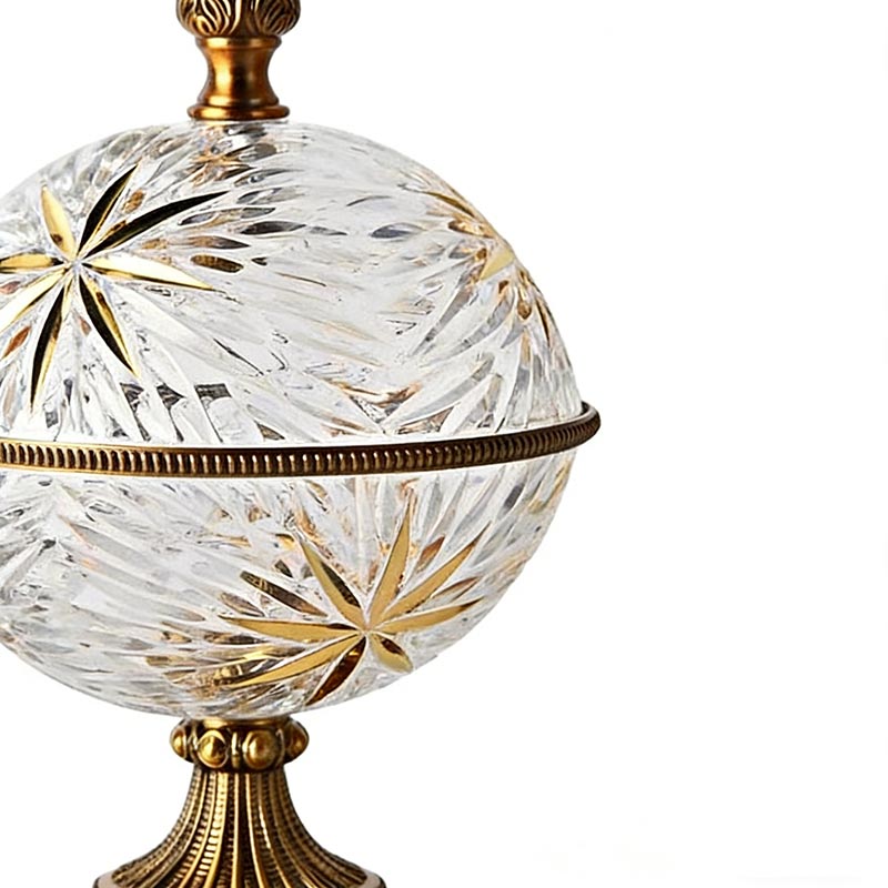 Opulent Glass & Zinc Alloy Storage Jar Collection (Four Novelty Styles) - Image 2