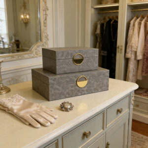 Metal & Mdf & Leather Jewelry Box Collection