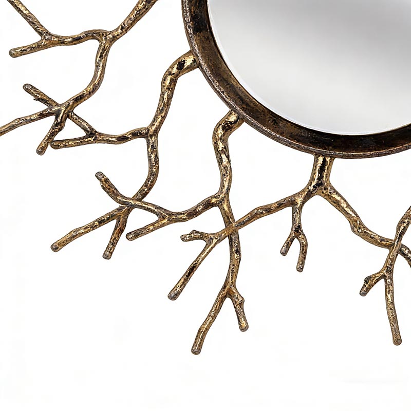 Crafted Delicate Iron Wire Luxury Wall Mirror Collection (3 Sizes) - Image 5