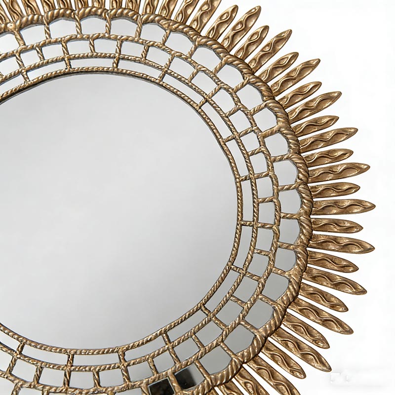 Artisan Iron Frame Decorative Wall Mirror Collection - Image 8