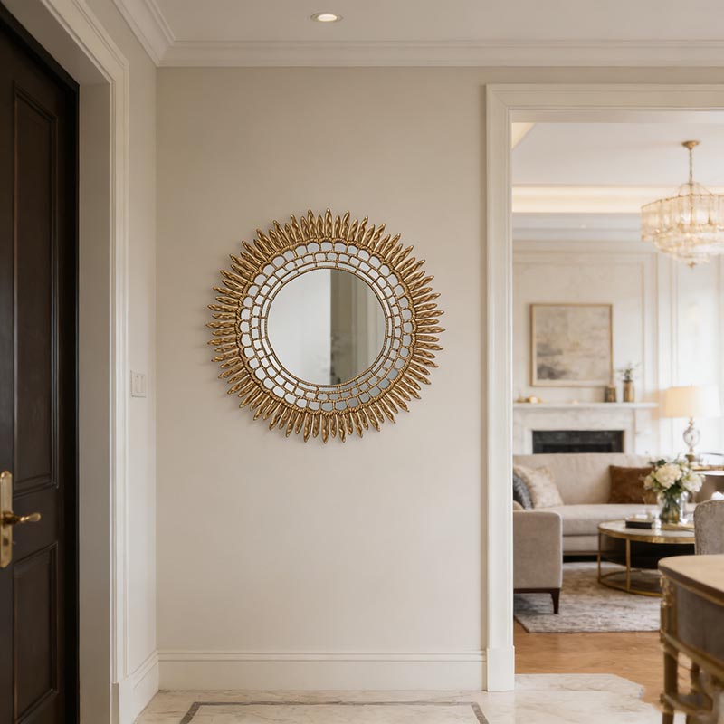 Artisan Iron Frame Decorative Wall Mirror Collection - Image 7