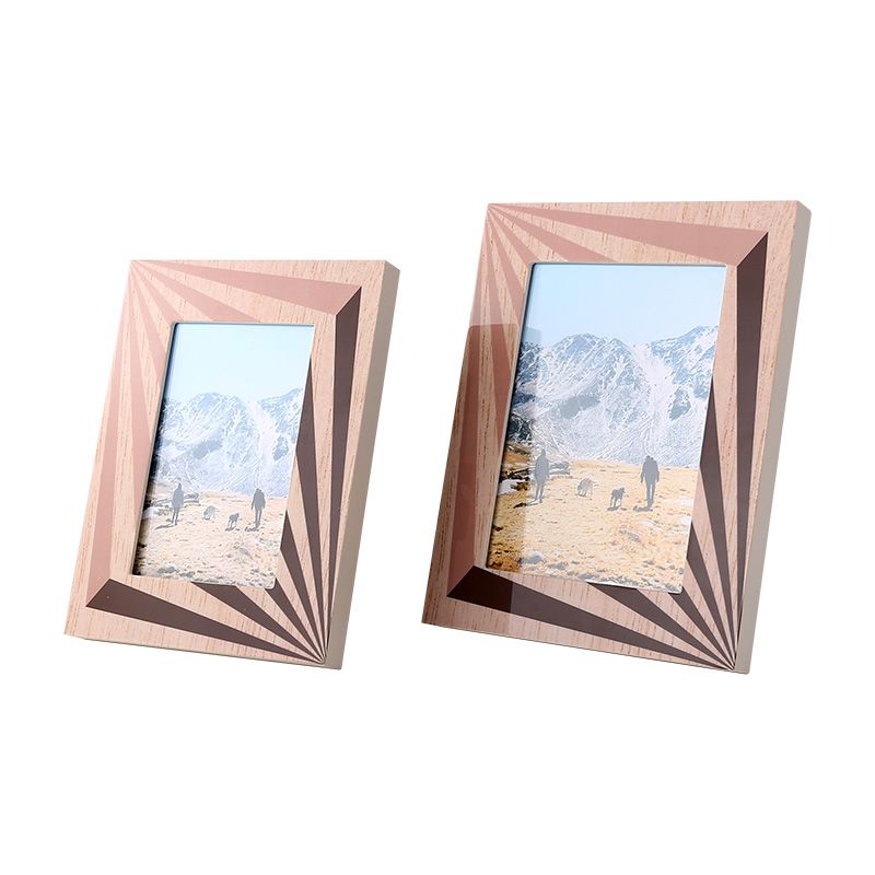 MDF & Glass Artistic Pattern Photo Frame Set (4 Styles, 2 Sizes Each) - Image 3