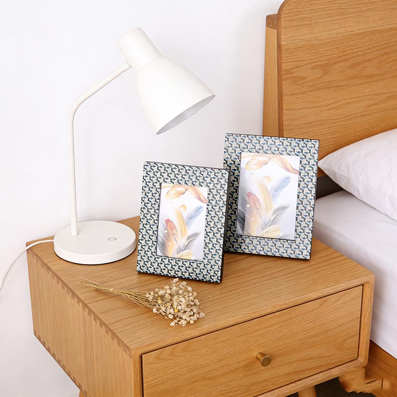 MDF & Glass Artistic Pattern Photo Frame Set (4 Styles, 2 Sizes Each) - Image 4