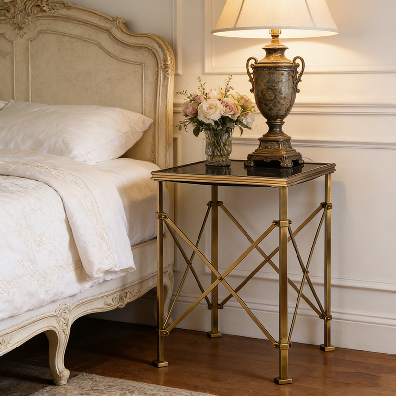 Brass & Marble Accent Table Collection (14 Distinct Designs) - Image 3