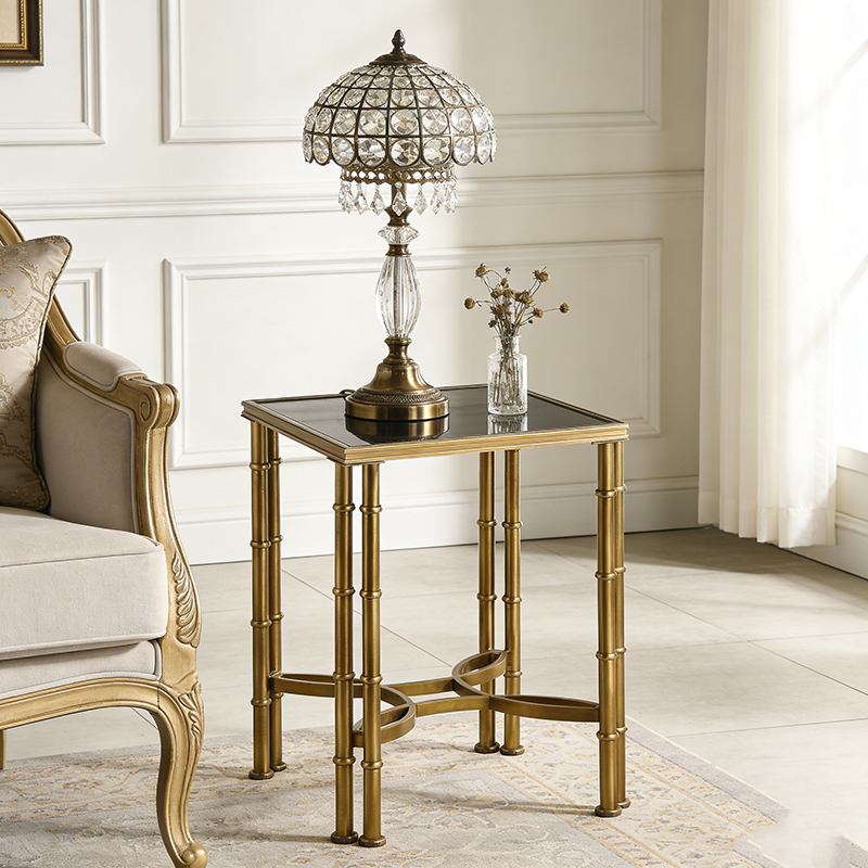 Brass & Marble Accent Table Collection (14 Distinct Designs) - Image 8