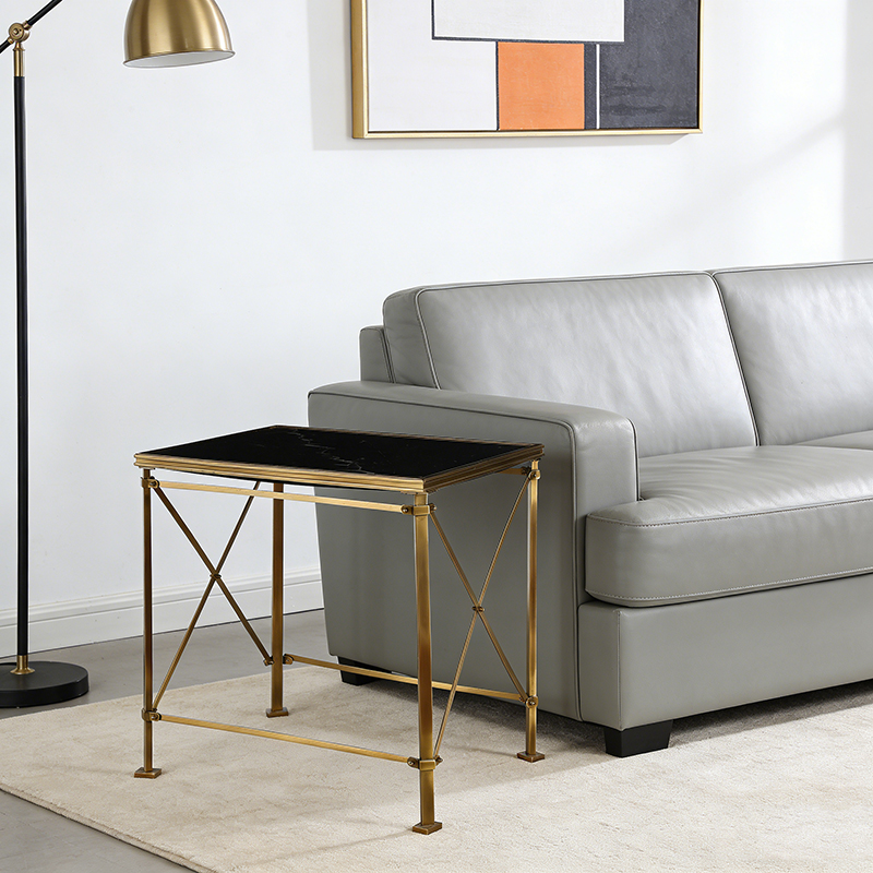 Brass & Marble Accent Table Collection (14 Distinct Designs) - Image 9