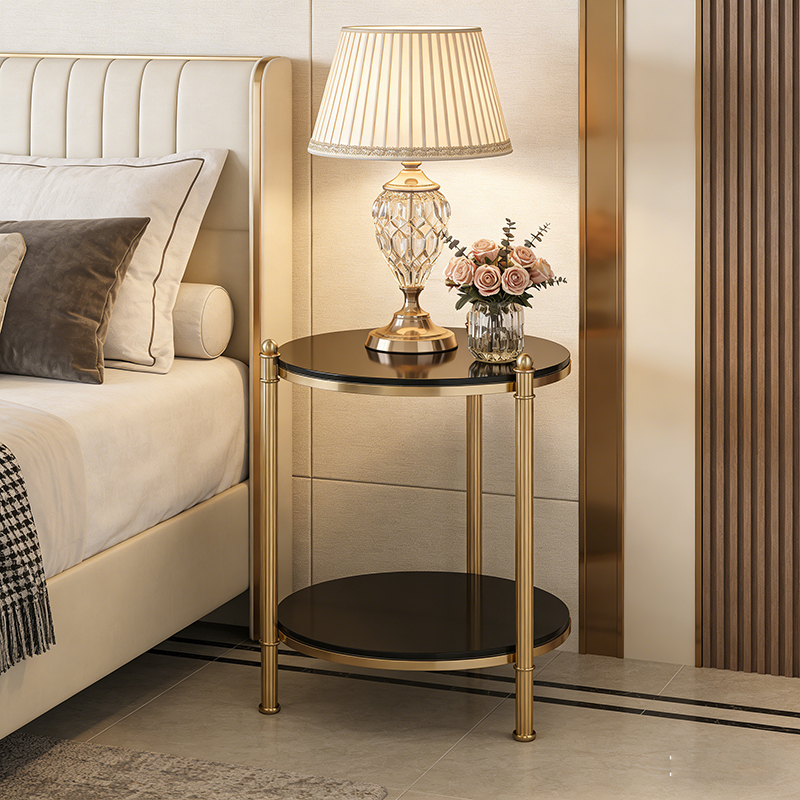 Brass & Marble Accent Table Collection (14 Distinct Designs) - Image 12