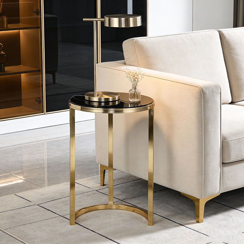 Brass & Marble Accent Table Collection (14 Distinct Designs) - Image 14