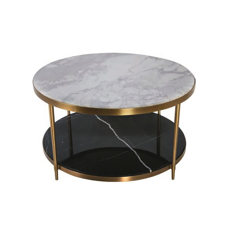 Brass & Marble Coffee Table Collection (Square, Round & Rectangular Designs) - Image 6