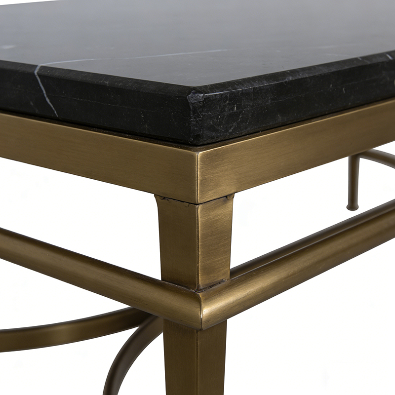 Brass & Marble Coffee Table Collection (Square, Round & Rectangular Designs) - Image 8