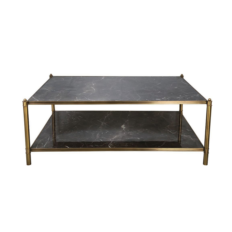 Brass & Marble Coffee Table Collection (Square, Round & Rectangular Designs) - Image 12