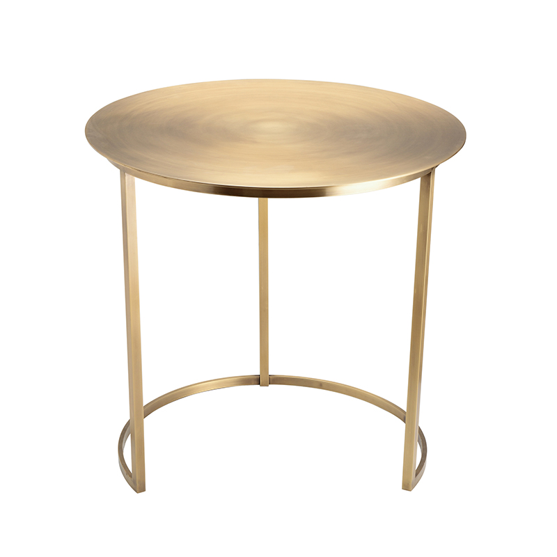 Minimalist Polished Brass Side Table Set (3 Sleek Silhouettes) - Image 6