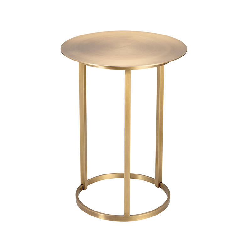 Minimalist Polished Brass Side Table Set (3 Sleek Silhouettes) - Image 3
