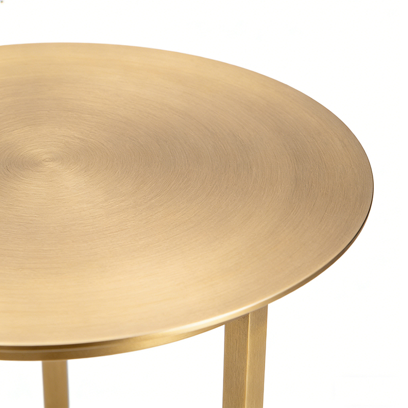 Minimalist Polished Brass Side Table Set (3 Sleek Silhouettes) - Image 2