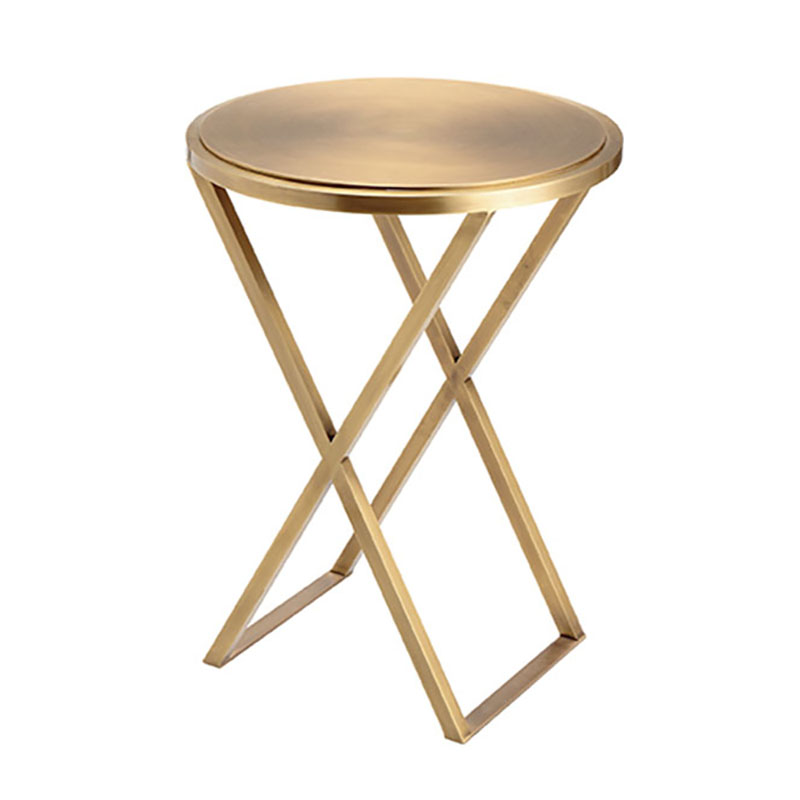 Minimalist Polished Brass Side Table Set (3 Sleek Silhouettes) - Image 9