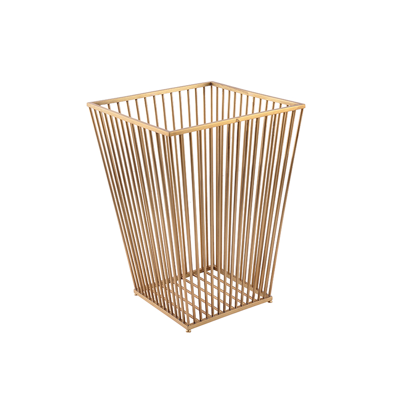 Openwork Brass Umbrella Stand Set (Square & Round Silhouettes) - Image 6