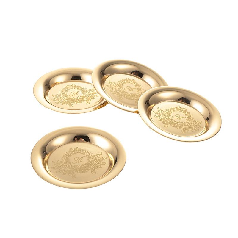 Premium Brass Coaster Sets (Two Stylish Designs, Gold & Silver Options) - Image 9