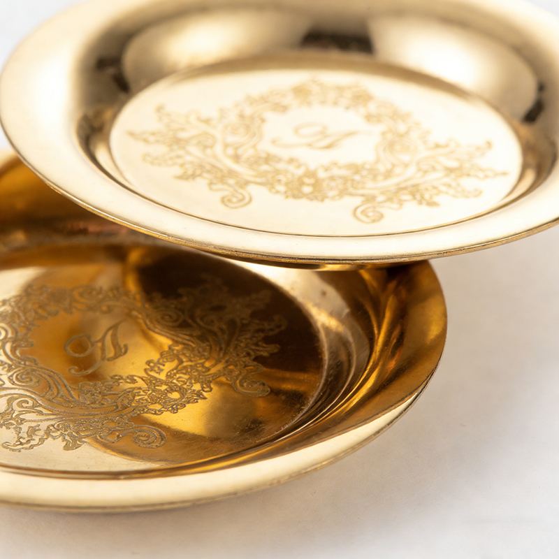 Premium Brass Coaster Sets (Two Stylish Designs, Gold & Silver Options) - Image 8