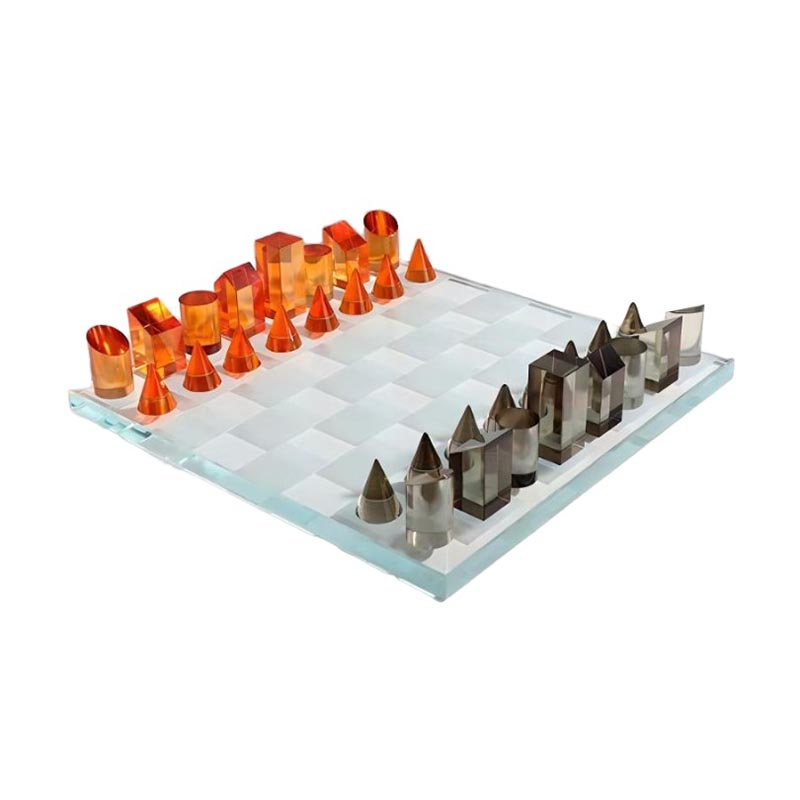 Luxe Crystal Tabletop Chess Set (4 Variations Of Color & Style Designs) - Image 12