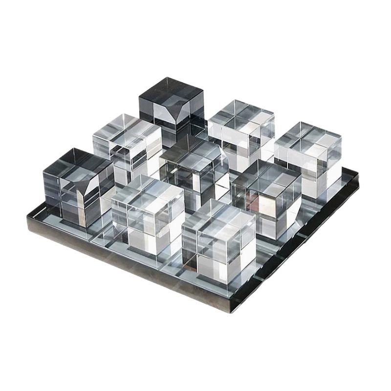 Luxe Crystal Tabletop Chess Set (4 Variations Of Color & Style Designs) - Image 3