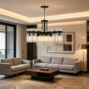 Modern Brass Chandeliers
