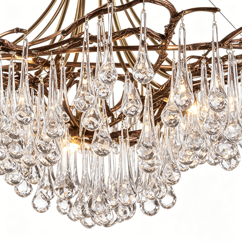Modern Brass Chandeliers