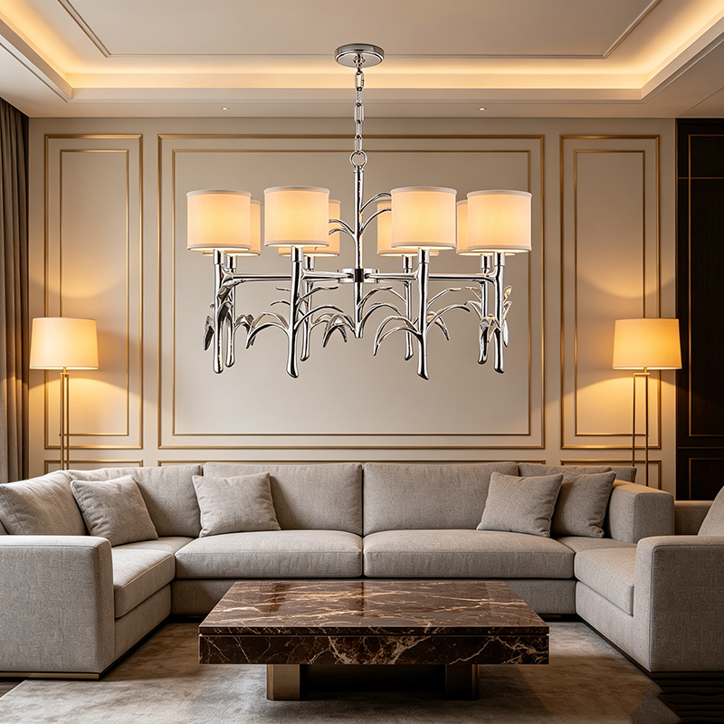 Modern Brass Chandeliers