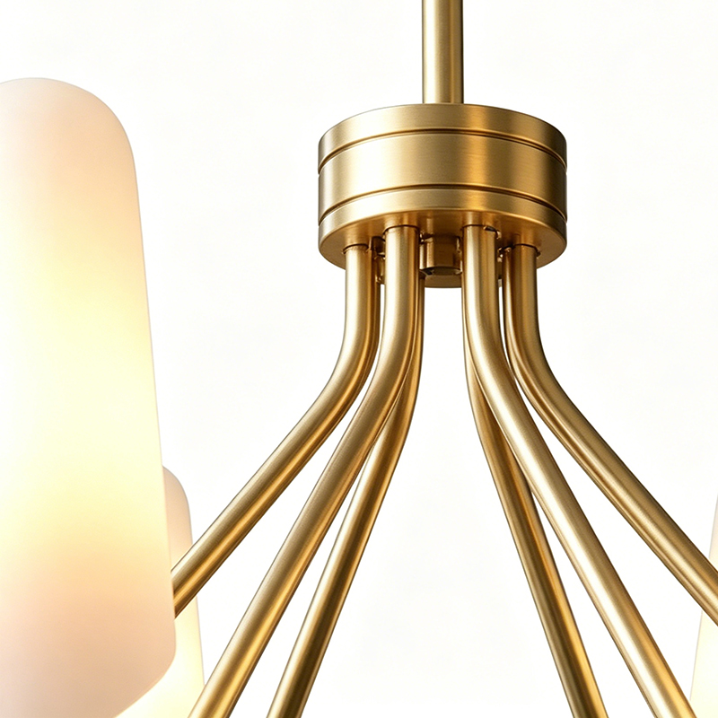 Modern Brass Chandeliers
